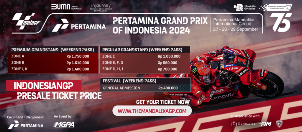 Cara Pembelian Tiket MotoGP 2024